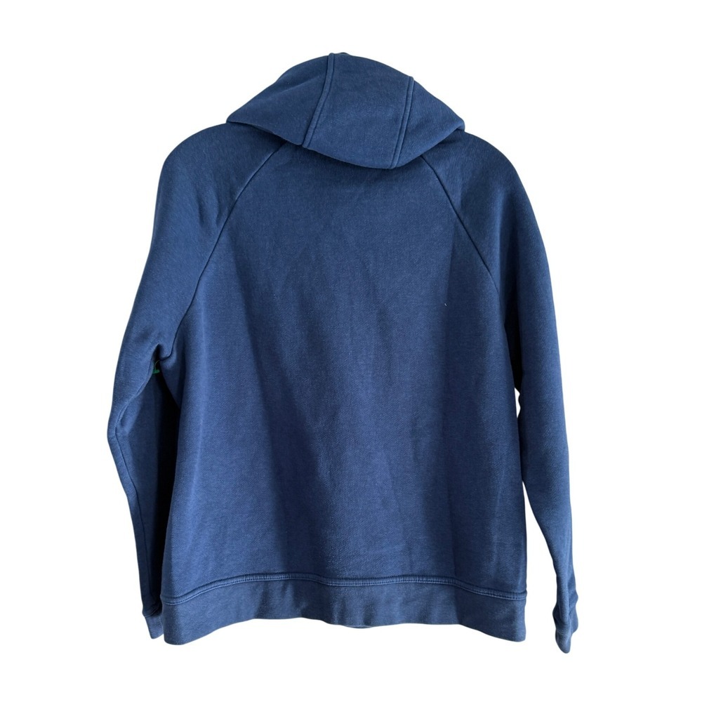 Nike Women's Royal‎ Blue Funnel Neck Hoodie Metallic Logo • Size L - Picture 5 of 5